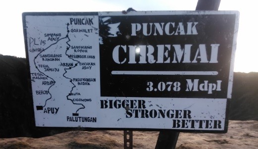 Rincian Biaya ke Gunung Ciremai Via Jalur Palutungan dari Jakarta