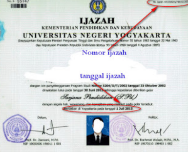 Letak Nomor Seri Ijazah Dan Tahun Kelulusan Pada Ijazah Sd Smp Sma D3 Dan S1 7saudara Com Travel 7 Saudara